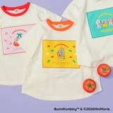 【WEB限定/BUNNI KONBINY】アップリケリンガー半袖Tシャツ | ブランシェス | 詳細画像13