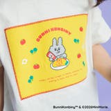 【WEB限定/BUNNI KONBINY】アップリケリンガー半袖Tシャツ | ブランシェス | 詳細画像21