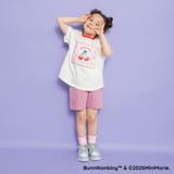 【WEB限定/BUNNI KONBINY】アップリケリンガー半袖Tシャツ | ブランシェス | 詳細画像4