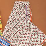 【WEB限定/りぃー×branshesコラボ】柄ワイドロングパンツ | ブランシェス | 詳細画像7 