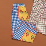 【WEB限定/りぃー×branshesコラボ】柄ワイドロングパンツ | ブランシェス | 詳細画像9 
