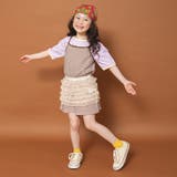 【WEB限定/りぃー×branshesコラボ】ボーダーキャミサロペット | ブランシェス | 詳細画像5 