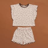 【WEB限定/りぃー×branshesコラボ】小花柄ワッフルセットアップ | ブランシェス | 詳細画像12 