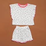 【WEB限定/りぃー×branshesコラボ】小花柄ワッフルセットアップ | ブランシェス | 詳細画像2 