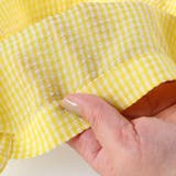 【WEB限定/BUNNI KONBINY】アップリケギンガムトートバッグ | ブランシェス | 詳細画像7