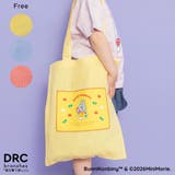 【WEB限定 BUNNI KONBINY】アップリケギンガムトートバッグ | ブランシェス | 詳細画像1