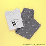 グレー | 【WEB限定/DRC/サンリオキャラクターズ】半袖ルームウェア・おとな | ブランシェス