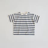 91:紺ボーダー | 【Ou? by EDWIN】ビッグシルエットTシャツ | ブランシェス