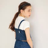 【Ou? by EDWIN】シャーリングデニムビスチェ | ブランシェス | 詳細画像8