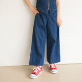 【Ou? by EDWIN】バギーワイドパンツ | ブランシェス | 詳細画像1