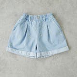 サックス | 【Ou? by EDWIN】デニムショートパンツ | ブランシェス