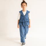 【Ou? by EDWIN】デニムフリンジイージーパンツ | ブランシェス | 詳細画像10 