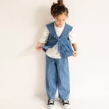 【Ou? by EDWIN】デニムフリンジイージーパンツ | ブランシェス | 詳細画像11 