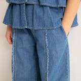 【Ou? by EDWIN】デニムフリンジイージーパンツ | ブランシェス | 詳細画像14 