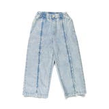 【Ou? by EDWIN】デニムフリンジイージーパンツ | ブランシェス | 詳細画像2 