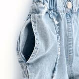 【Ou? by EDWIN】デニムフリンジイージーパンツ | ブランシェス | 詳細画像5 