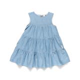 デニムティアードワンピース 軽量 デニム | ブランシェス | 詳細画像2