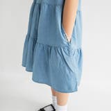 デニムティアードワンピース 軽量 デニム | ブランシェス | 詳細画像7