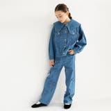 リボン付きデニム パンツ 女の子 | ブランシェス | 詳細画像4