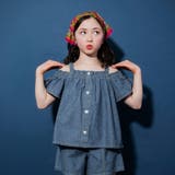 【Ou? by EDWIN】肩あきデニムトップス | ブランシェス | 詳細画像10 