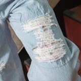 【Ou? by EDWIN】クラッシュレースデニムパンツ | ブランシェス | 詳細画像7 