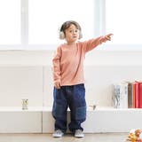 ワンポイント 同色胸刺しゅう 長袖Tシャツ | ブランシェス | 詳細画像2