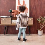 袖切替フロントポケット ボーダー長袖Tシャツ | ブランシェス | 詳細画像4 