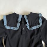 2段ティアード 配色フリルビックカラーワンピース | ブランシェス | 詳細画像5 