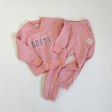 マーガレット刺しゅうワッペン センタープレススウェットパンツ | ブランシェス | 詳細画像3 