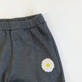 マーガレット刺しゅうワッペン センタープレススウェットパンツ | ブランシェス | 詳細画像6 