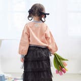 バイカラーバックネームつき 薄手モックネックトレーナー | ブランシェス | 詳細画像3 