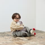 バイカラーバックネームつき 薄手モックネックトレーナー | ブランシェス | 詳細画像7 