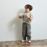 バイカラーバックネームつき 薄手モックネックトレーナー | ブランシェス | 詳細画像8 