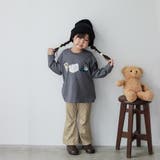 【aBity select./アビティセレクト】総柄フレアロングパンツ | ブランシェス | 詳細画像2 