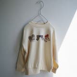 アイボリー | 【aBity select./アビティセレクト】アソートモチーフ裏毛トレーナー | ブランシェス