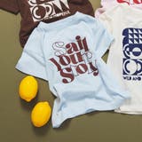 サックス | 【aBity select./アビティセレクト】アソートロゴ半袖Tシャツ | ブランシェス