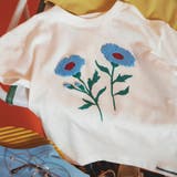 【aBity select./アビティセレクト】サガラ刺繍フラワー半袖Tシャツ | ブランシェス | 詳細画像2