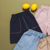 【aBity select./アビティセレクト】配色ステッチハーフパンツ | ブランシェス | 詳細画像1 