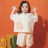 【aBity select アビティセレクト】開襟刺繍半袖シャツ＋ハーフパンツセ… | ブランシェス | 詳細画像3 