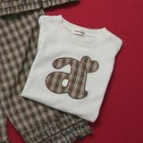 【aBity select アビティセレクト】チェック柄アップリケ長袖Tシャツ | ブランシェス | 詳細画像2 