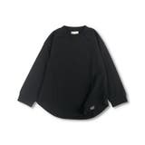 ブラック | モックネック長袖Ｔシャツ ロンT | ブランシェス