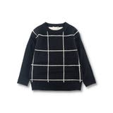 【洗濯機で洗える】ロゴ/チェックウォッシャブルニット | ブランシェス | 詳細画像30