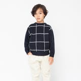 【洗濯機で洗える】ロゴ/チェックウォッシャブルニット | ブランシェス | 詳細画像31