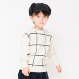 その他 | 【洗濯機で洗える】ロゴ/チェックウォッシャブルニット | ブランシェス
