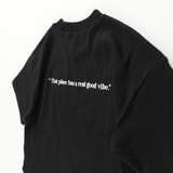 ブラック | 【男女兼用】BIGシルエットTシャツ  | ブランシェス