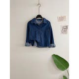 ハニージェイ カラヤンポケット ゆったりフィットデニムシャツ韓国 | BRICH | 詳細画像3 