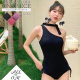 ブラック | ワンピース オールインワン 水着 | Brightlele