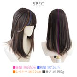 「前髪付きトップヘアピース」 ヘアピース 前髪ウィッグ | Brightlele | 詳細画像14 