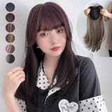 RDJダークパープルツートン | 「前髪付きトップヘアピース」 ヘアピース 前髪ウィッグ | Brightlele
