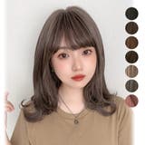 KPシルバーグレージュ | 「ファジーレイヤーミディ」 ウィッグ ミディアム | Brightlele